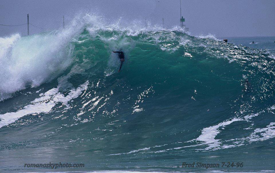 Fred Simpson Bodysurfing Wedge by Ron Romanosky