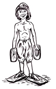 Young Benjamin Franklin- Skye Walker Art