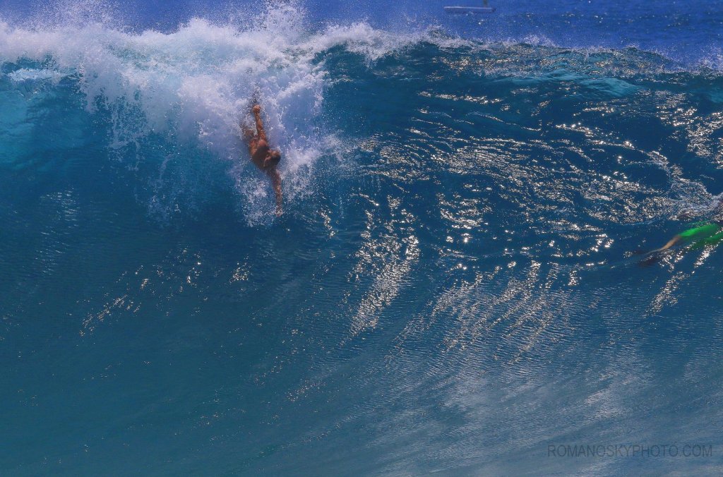 Teddy Bandaruk on a good one.  The water color is real, not enhanced.