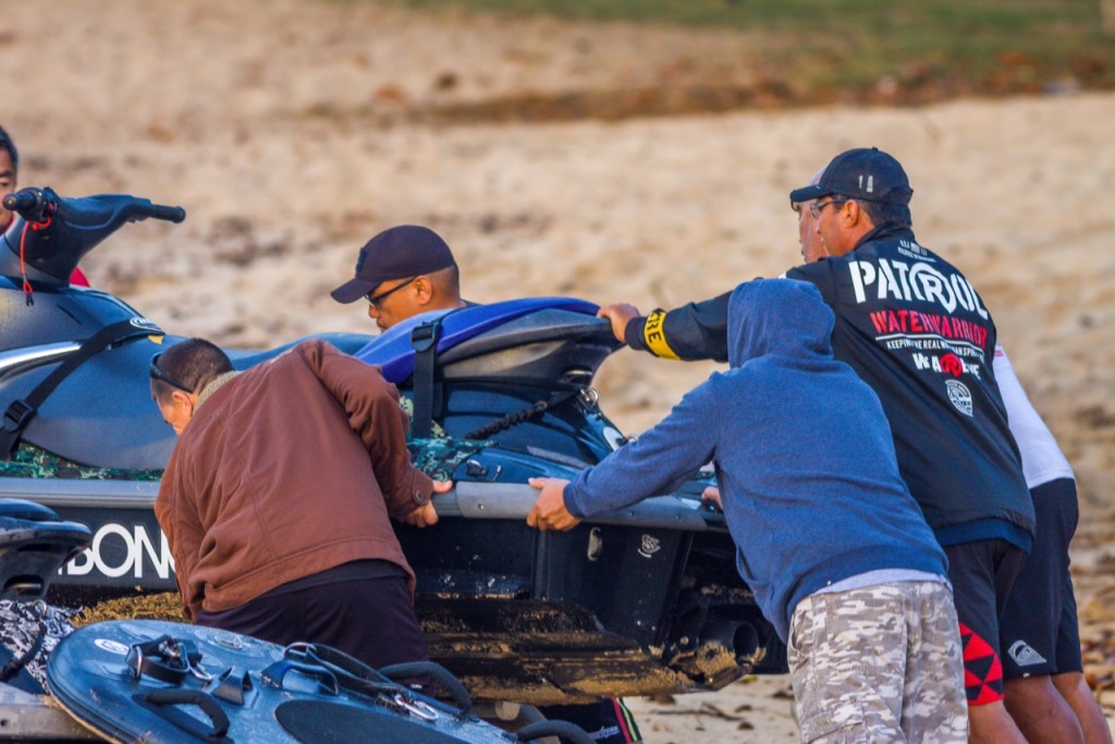 The best in the business - Hawaiian Water Patrol gearing up for the day