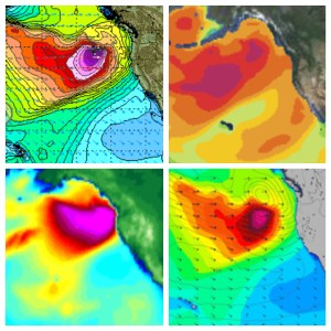 NPAC early December 2015: StormSurf, SwellWatch, Surfline, MagicSeaweed. 