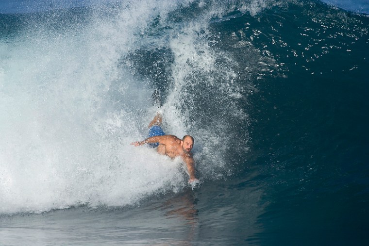 Steve Kapela at Pipeline