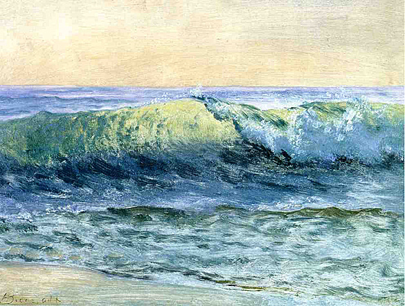 The Wave- Albert Bierstadt 1880