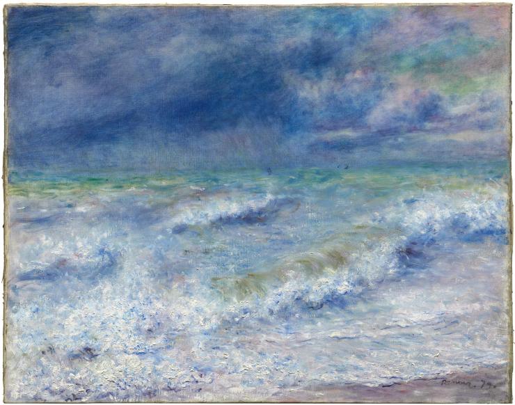 "Seascape"- Pierre-Auguste Renoir 1879