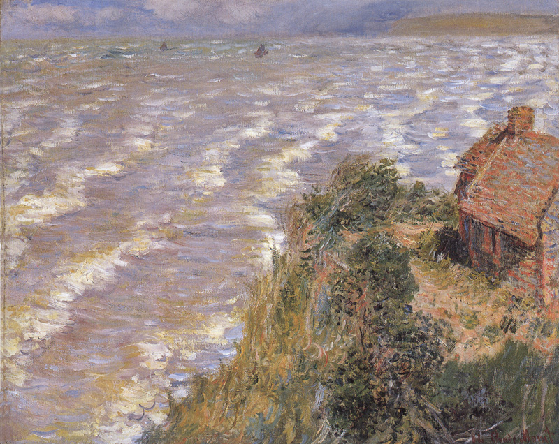 "Pourville, Flood Tide"- Claude Monet 1882
