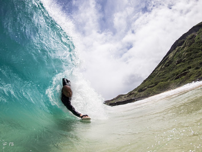 Me and a Manukai handboard. 