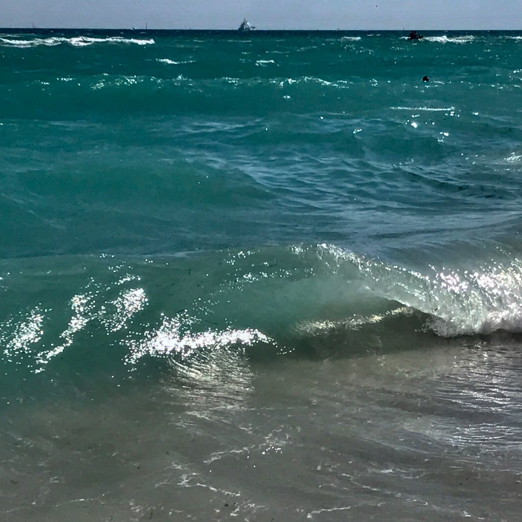 South Beach, Miami. You can hear the party from inside the mini-barrels.